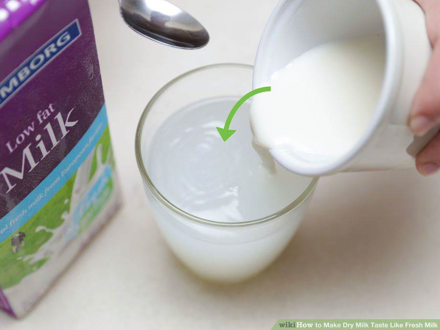 trộn sữa bột với sữa tươi