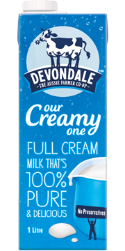 Sữa tươi Devondale full cream 1L