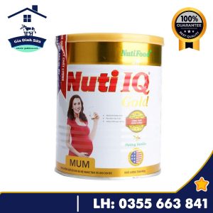 Sữa Nuti IQ Mum Gold dành cho mẹ bầu – Gia Đình Sữa