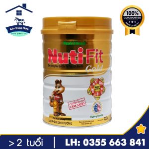 Sữa bột Nuti Fit Gold – dành cho trẻ thừa cân, béo phì