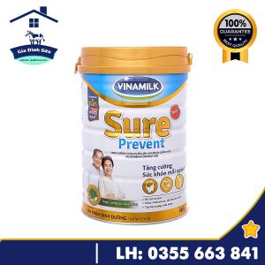 Sữa bột Vinamilk Sure Prevent dành cho người cao tuổi