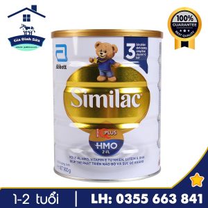 Sữa Similac IQ HMO 900g số 3 – lựa chọn tin cậy cho trẻ từ 1-2 tuổi