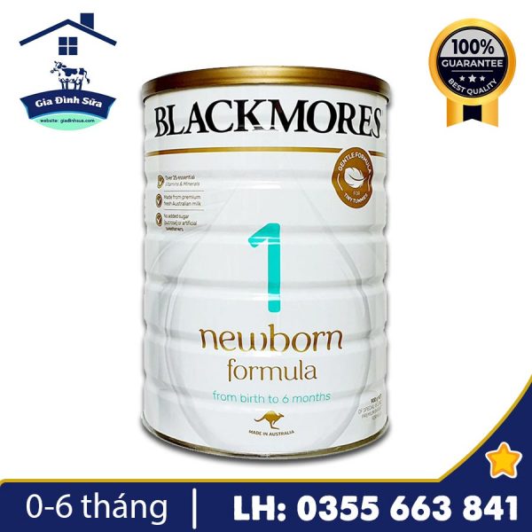 Sữa Blackmores Newborn số 1 900g (0 - 6 tháng)