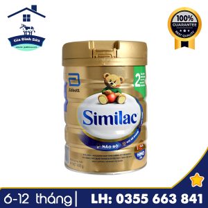 Sữa Similac IQ HMO số 2 (900g) – Công thức tối ưu cho trẻ từ 6-12 tháng tuổi